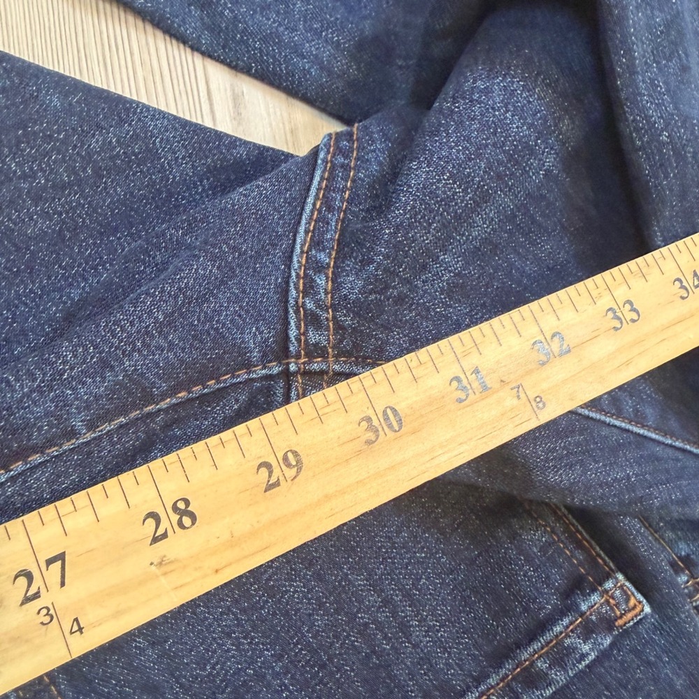 Chicos Wide Jean 2.5 US 14 Dark Wash Wide Leg High Rise Denim Jeans Blue Womens - Picture 10 of 10